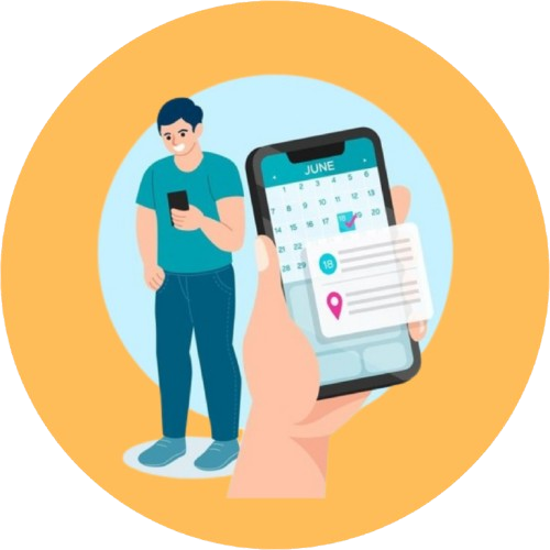 Book your advertising slot on a calendar